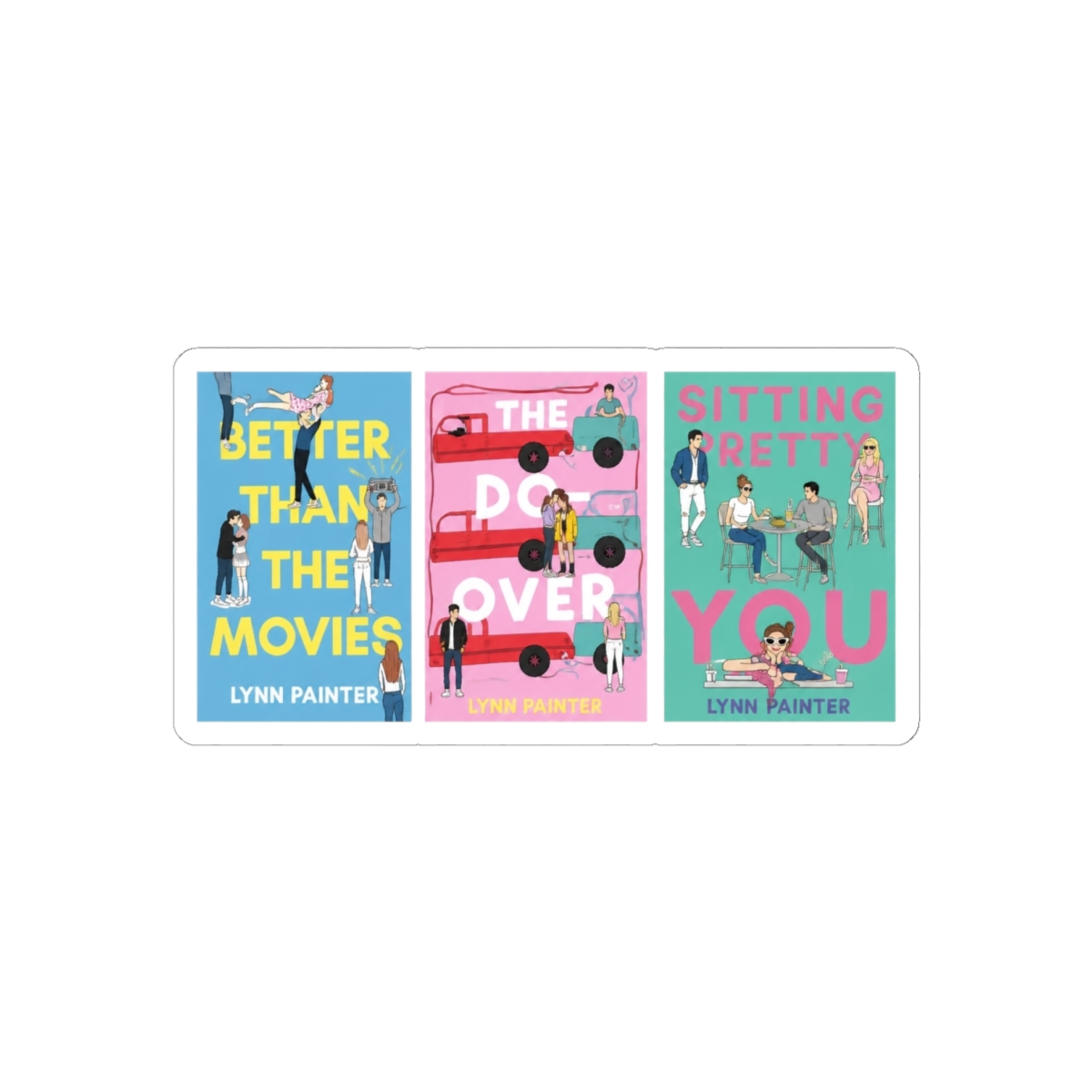 lynn painter books Sticker - alternate angle 2, merchandise